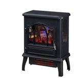 duraflame® 3D Infrared Quartz Electric Fireplace Stove Heater, Black Duraflame