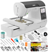 Brother SE2000 Sewing and Embroidery Machine, 5" x 7" Field Size, 241, Sewing Stitches, Cuts Jump Stitches, Wireless, WLAN, Includes Mr. Vac & Mrs. Sew - Embroidery Magic: Quick Start Video Brother