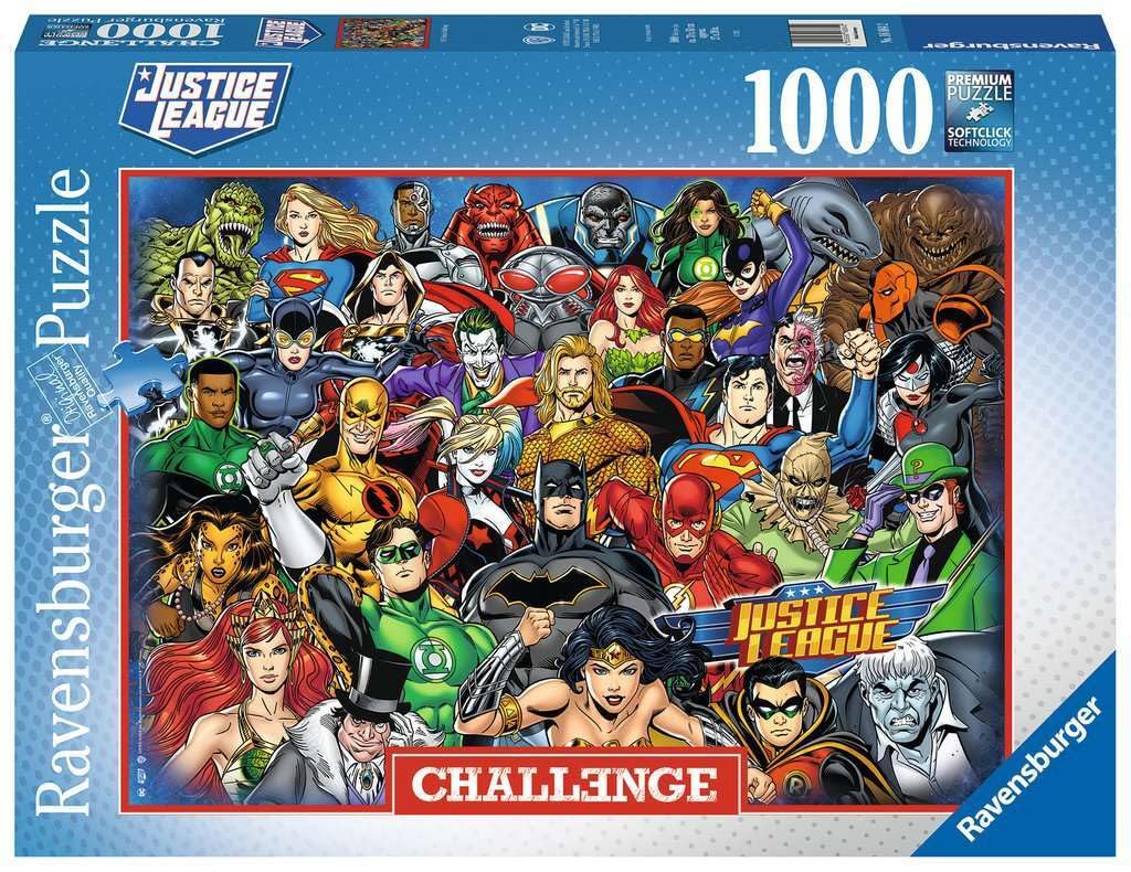 Ravensburger DC Comics Justice League Challenge 1000 Piece Jigsaw Puzzles for Adults & Kids Age 12 Years Up Ravensburger