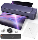Laminator Machine 13 Inch Wide Thermal Lamination 9 in 1 Cold Hot A3 Laminating Machine for Teacher Personal, 60s Warm-Up No Jam laminator Machine 11x17 with 30 Laminating Sheets for Home Office Use Qfun