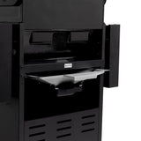 Permasteel 2-Burner Propane Gas Grill, BBQ Grill with Foldable Side Tables & Tool Hooks, Perfect for Outdoor Cooking, Patio & Garden, Black/Copper Permasteel