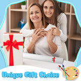 QACEYID Paint by Numbers Sharks for Adults, Acrylic Oil Painting by Numbers Kits for Beginner with Paintbrushes Brushes Art Crafts Canvas for Home Decor 16x20 inch QACEYID