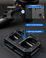 Inslogic Nylon-Like Tough 3D Printer Resin, High Impact Resistance & Flexibility for LCD, DLP, SLA Resin 3D Printers, Durable, Low Shrinkage, 365-405nm UV-Curing Resin for Functional Parts, 1kg, Black Inslogic