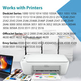 61 XL Ink for HP 61XL Black Color Ink Cartridges Replacement for HP61 HP61XL Combo Pack for 5530 3510 4500 4635 2620 4630 5535 2540 4502 3050 1510 4632 4501 2542 2514 3050a 4610 1000 1010 1510 Printer Relcolor