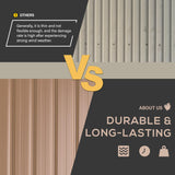 U-MAX 12' x 10' Metal Storage Shed for Ourdoor, Extra Large Yard Steel Shed (116 Sq.Ft Land) with Design of Lockable Doors, Tool and Utility Storage for Backyard, Garden, Patio, Outside use U-MAX