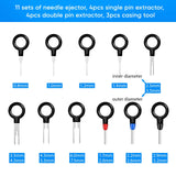 Terminal Removal Tool Kit 82 Pcs Depinning Tool Electrical Connector Pin Removal Tool Kit Pin Extractor Tool Set Wire Terminal Release Tool for Automotive Car Household Devices Kikerike