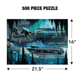 Batman and Batcave 500 Piece Jigsaw Puzzle for Adults, 16" L X 21.5" W GRAPHICS & MORE