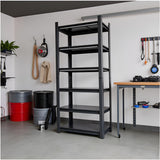 Notmise Metal Garage Shelving Unit, Heavy Duty 6-Tier Adjustable Storage Rack, Steel Shelving, 3500 lbs Capacity, Industrial Shelves for Heavy Tools and Equipment (6-Tier 82" H x 40" W x 18" D) Notmise