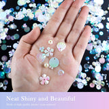 LEEFONE Mixed Clear White Sequins and Spangles Beads Craft Supplies, Crystal Iridescent Spangles and Pearl Beads, Variety Sequins Beads for Crafts, Sewing, DIY Art Crafts, Embroidery LEEFONE