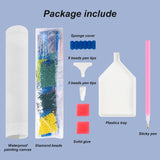 Acudotr Diamond Painting Kits for Adults, 5D DIY Diamond Art Kits for Beginners, Full Drill Diamond Painting Kits for Home Wall Decor, Flag Rose, 12x16 Inch Acudotr