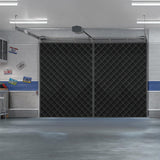 Garage Door Screen for Winter，Garage Door Insulation Kit，Magnetic Thermal Insulated Door Curtain for Garage Door, Garage Insulated Door Curtain ， Weatherproof, Windproof, Soundproof(9 * 7Ft) LIAMST