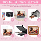 20 Pcs Aluminum Sublimation Blanks Heat Press Metal Photo Blanks DIY Blank Metal Sign White Sublimation Canvas Sublimation Metal Blanks for Room Wall Office Decor Decorative (6 x 8 Inch, 8 x 10 Inch) LEIFIDE