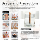 Ziosxin 60set Cherry Wood Candle Wick,Thicken Wood Wicks for Candles-Long Lasting Flame-Easily Burn,Candle Cores with 60pcs Stand and 60pcs Glue Dot,60pcs Warning Label for Candle Making Ziosxin