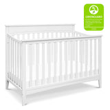 DaVinci Grove 4-in-1 Convertible Crib in White, Greenguard Gold Certified DaVinci