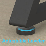 HSH Large Home Office Desk, Modern Wood Metal Computer Desk for Two Person, Extra Long Executive Writing Study Gaming Double Desk Workstation, 70 Inch Rustic Bedroom Living Room Table for 2 Monitors HSH