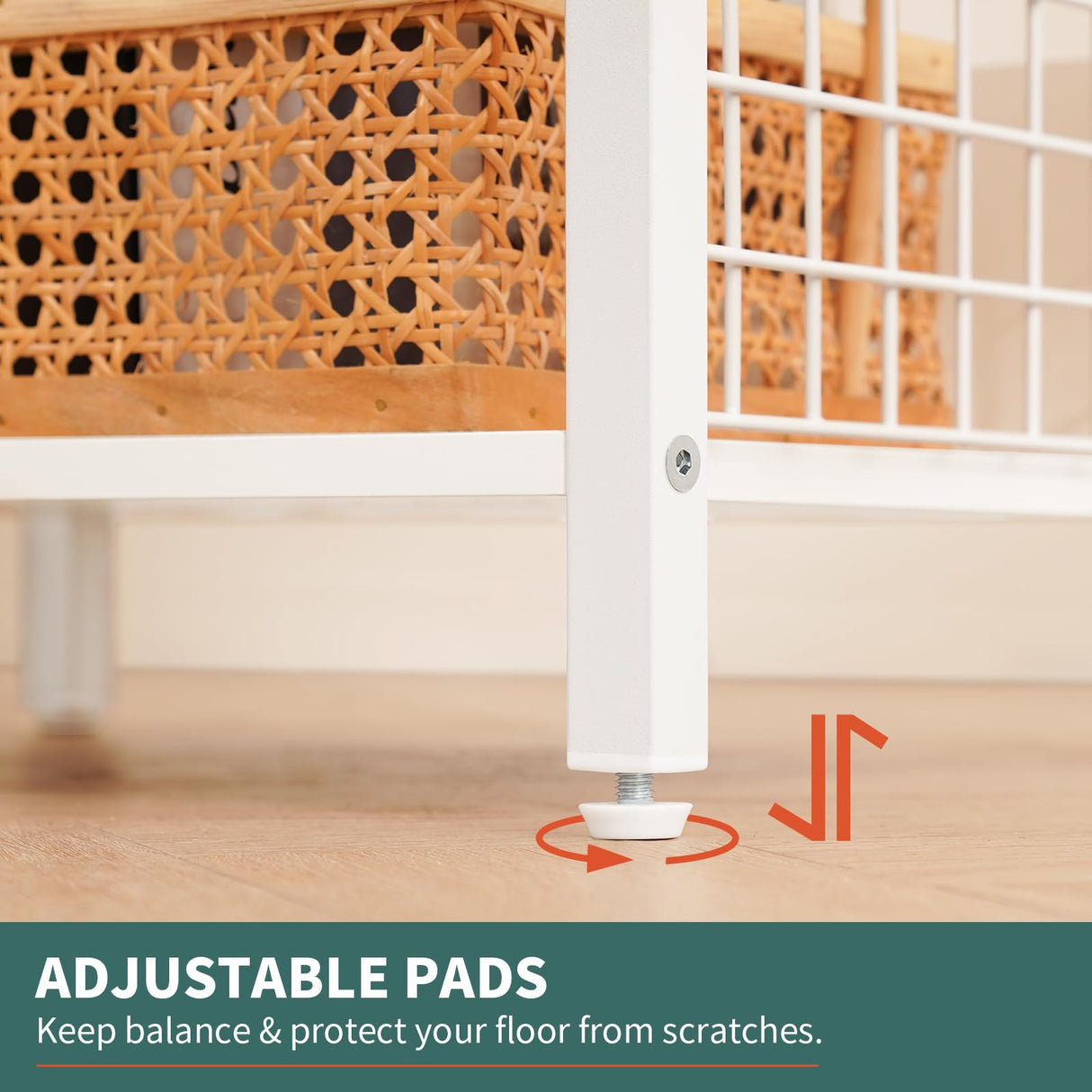 Yoobure Record Player Stand, 3-Tier White Side Table with Charging Station, Small End Table Nightstand with Vinyl Storage, Tall Beside Tables Turntable Stand for Album CD, Night Stand for Living Room Yoobure