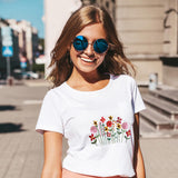 Water Soluble Embroidery Patterns Stabilizers - Rngmsi 3 Sheets Flower Stick and Stitch Embroidery Paper Wash Away 20Pcs Daisy Leaves Butterfly Embroidery Transfer Paper Stabilizers for Hand Sewing Rngmsi