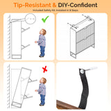 VINGLI Fluted Shoe Cabinet Storage for Entryway,Hidden Shoes Storage Cabinet with 2 Flip Drawers, Mid Century Modern Shoe Rack Organizer,Free Standing Shoes Organizer for Hallway(Dark Walnut) VINGLI