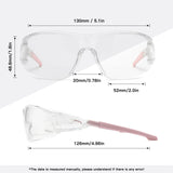 Alsenor Anti Fog Goggles Wrap-Around Shooting Safety Glasses Blue Light Blocking Protective Eyewear ANSI Z87 Cycling Glasses Alsenor