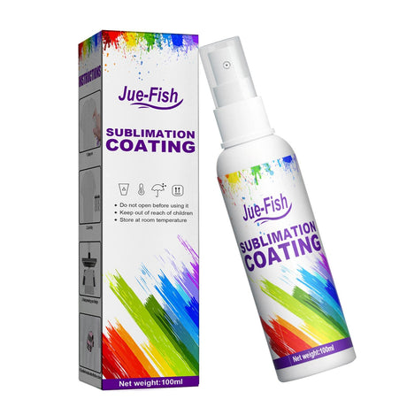Hulzogul 100ml Sublimation Coating Spray, Coating Spray Clothing Clear Spray Sublimation Cotton Sublimation Protection Coating Spray for All Fabrics Including Polyester Fibre Canvas Hulzogul