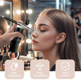 Airbrush,Airbrush kit,Airbrush for Nails, high Pressure, Cordless,Rechargeable,Can be Used for Nail Art, Painting,Skincare, Makeup,Cake Decorating,etc Pautaca