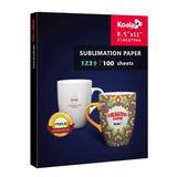 Koala Sublimation Paper 8.5x11 inches Easy to DIY T-shirts, Tumblers, Mugs Only Compatible with Inkjet Sublimation Printer Sublimation ink 100 sheet 123g KOALA PAPER