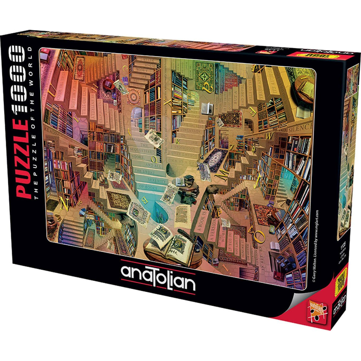 Anatolian Puzzle - Library, 1000 Piece Jigsaw Puzzle, #1135 Anatolian