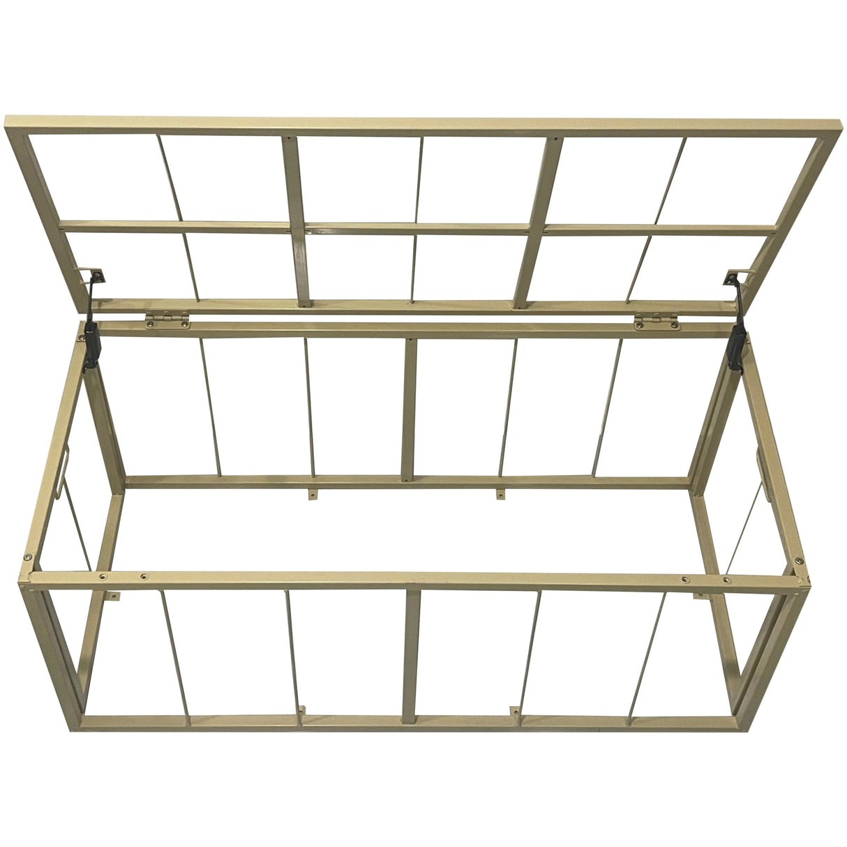 eHemco Heavy-duty Water Hyacinth Wicker Storage Trunk with Metal Frame, 42 by 20 by 18.5 Inches, Natural eHemco