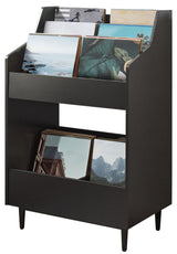 Crosley Furniture Liam Record Storage Stand, Black Crosley Furniture