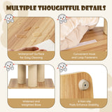 Tangkula Large Cat Tree Tower, Multi-Level Tall Cat Tree with Sisal Posts, Hammocks, Hanging Basket, and Cat Condo, Washable Cushions, Modern Cat Tree for Indoor Cats Large Adult Tangkula