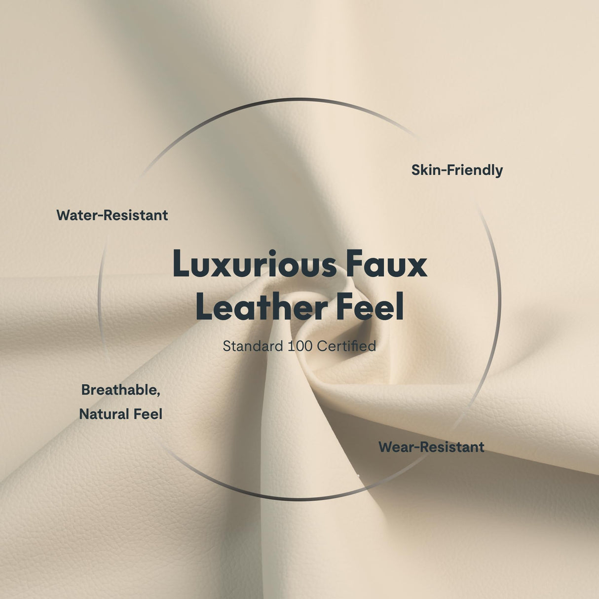 FLEXISPOT XRC7 Swivel Rocker Recliner Chair, 360° Swivel Oversized Armless Recliner Gaming Chair, Award-Winning Design with Premium PU Leather Upholstery for Living Room Gaming Room, Beige FLEXISPOT