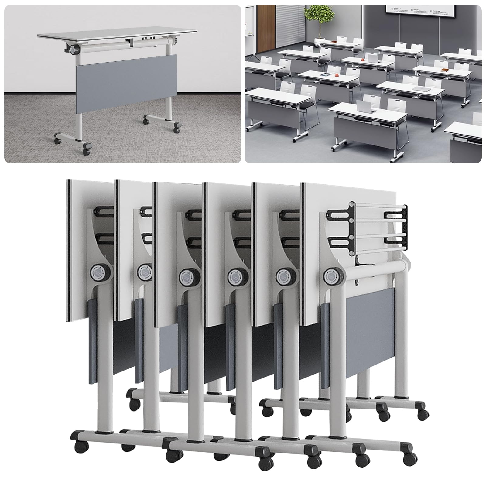 Jklmzpf Conference Table, Folding Office Conference Room Tables on ...