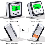 Lytool Digital Angle Finder, Angle Gauge Electronic Level Tool with Bubble Level and Magnetic Base, Digital Inclinometer Angle Measuring Tool for Woodworking, Construction and Machinery Lytool