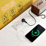 Fixwal Long Dresser for Bedroom with Charging Station and LED Lights, White Dresser TV Stand with 11 Drawers, Fabric Chest of Drawers with PU Finish for Bedroom, Living Room, Entryway Fixwal