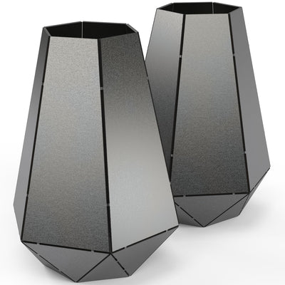 WelderElite Welding Coupons Vases 2-Set,17 Gauge Welding Practice Kits,Mild Steel Plate,Beginner Welding Kits,Suitable for TIG, MIG, Laser, Stick, and Brazing