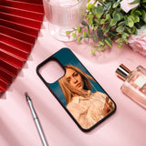 Flutesan 6 Pieces Sublimation Phone Case Covers Thermal Blank Printable Cell Phone Cases for DIY Customized Black Edge Cover Heat Transfer Press Phone Case (Compatible with iPhone 13pro) Flutesan