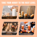 TOAUTO Candle Making Kit with Electronic 3Lbs Melting Pot, Pro DIY Candle Making Supplies Including Heat Gun, Digital Thermometer, Digital Scale, Wick Trimmer for Adults Candle Craft Project TOAUTO