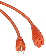 Southwire Light Duty Extension Cord, 100Ft, 16 Gauge, 3 Conductor, Outdoor Extension Cord, SJTW, Orange, 2309SW8803 Southwire