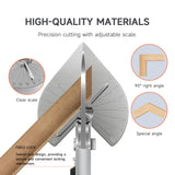 TOWOT Sharp Multi Angle Miter Shear Cutter, Adjustable at 45 To 135 Degree With Safety Lock Hand Tools for Cutting Plastic, PVC and Molding Trim TOWOT