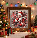 TCDZMYGS 4 Pack Christmas Paint by Numbers Kit for Adults Beginner,Paint by Number Kits Without Frames,DIY Acrylic Oil Painting by Numbers for Home Wall Decor 12x12-12x16 inch TCDZMYGS