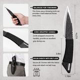 TIMINGILA Throwing Axes Tomahawks, 3 Pack One Piece Steel Throwing Axe, 10.6" Full Tang Hatchet Throwing with Nylon Sheath and Built-in Bottle Opener for Camping, Game, Competition and Recreation TIMINGILA