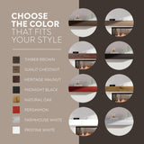 Pennsylvania Woodworks Fireplace Mantel, Handmade in The USA, OAK WOOD Wall-Hanging Mantel Shelf, Farmhouse Wall Shelf Design, Easy to Mount and Heavy Duty, 60 in, Large, Pristine White Pennsylvania Woodworks