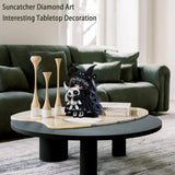 AIBOERL Dark Doll Tabletop Diamond Art Kits,Stand Up Diamond Painting Kits for Adults,DIY Desktop Diamond Painting Diamond Art Ornamental Sunshine Catcher Craft Desk for Table Tabletop Decor and Gift AIBOERL