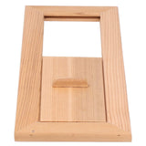 Fdit Sauna Air Vent, Wooden Rectangle Grille Ventilation Equipment Steam Room Accessory Sauna Accessories Fdit