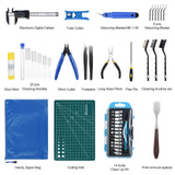 3D Printer Tools Kit, 3D Printing Accessory with 55Pcs Includes Deburring Tool, Digital Caliper, Art Knife Set, Tube Cutter, Storage Bag Suitable for 3D Print Removing, Cleaning KuanStore