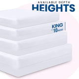 Utopia Bedding Premium Waterproof Bed Bug Mattress Cover, King Zippered Mattress Protector, 10 Inches Deep, Dust Mite Proof 6-Sided Mattress Encasement for Bed Utopia Bedding