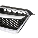 MUTUSAISI Front Bumper Upper Grille Chrome Grill Compatible with 2012-2016 Subaru Impreza/ 2013-2015 XV Crosstrek/ 2016 2017 Crosstrek MUTUSAISI