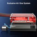 Creality Laser Engraver Enclosed, Falcon2 Pro 40W Output Laser Cutter with 1.6W Laser Module, 25000mm/min Speed Laser Cutter Machine with Air Assist, Auto Fan, Camera Positioning for Wood and Metal Creality