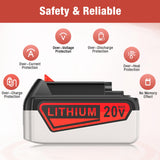 FirstPower Upgraded 7.5Ah Replacement Battery for Black and Decker 20V Lithium Battery Compatible for Black Decker 20V Battery LBXR20 LBX20 LB20 LB2X4020-OPE LBXR20B-2 LST300 LST220 FirstPower
