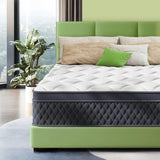LDLON King Mattress, 12 Inch Hybrid Memory Foam Mattress in a Box, Bed in a Box with Motion-Isolating Pocket Springs, Pressure Relief, Edge Support, CertiPUR-US Certified, Fiberglass Free LDLON